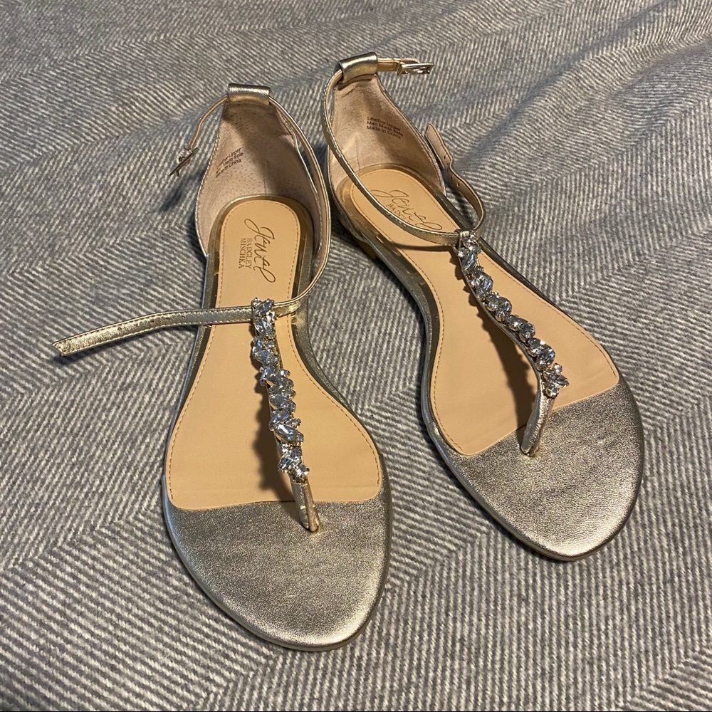 Badgley Mishka Jeweled Flats